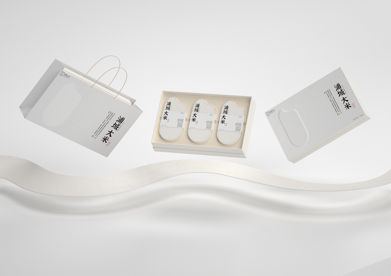 农产品礼盒设计/大米包装设计
